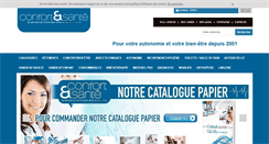 Desktop Screenshot of confortetsante.com